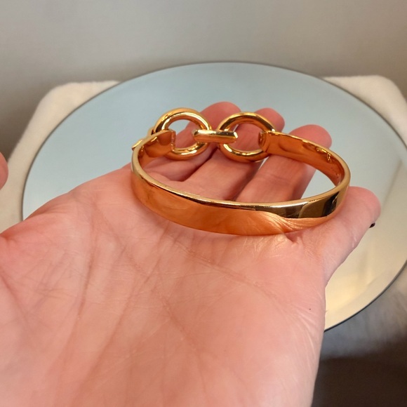 Coach Gold-Tone Horse Bit Link Bangle - Picture 4 of 10